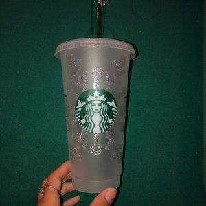 Iridescent Snowflake Starbucks Cold Cup
